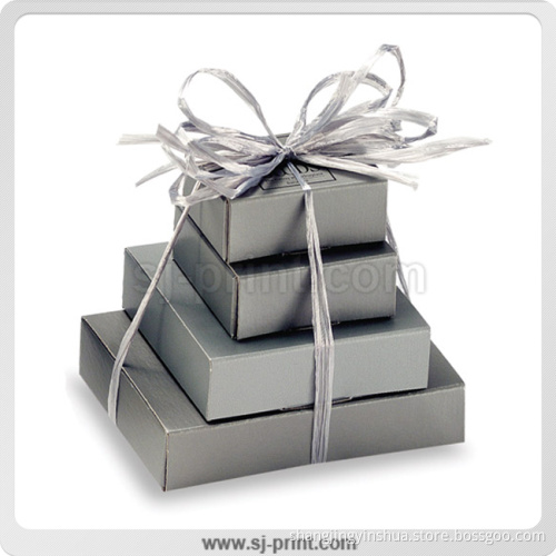Reusable Volume Discounts Cardboard Folding Jewelry Gift Boxes